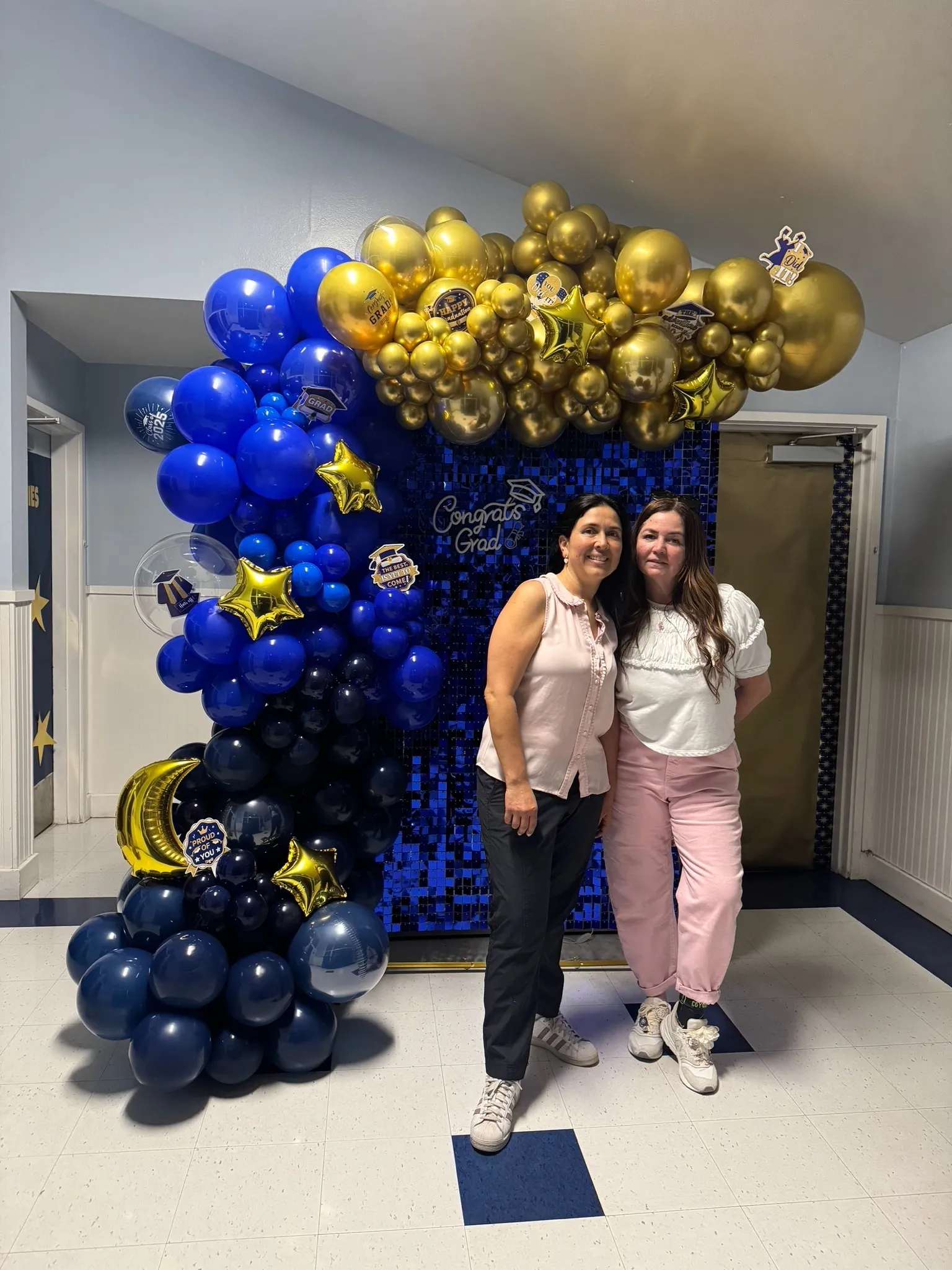 Behind the scenes — the Memories team preparing an event