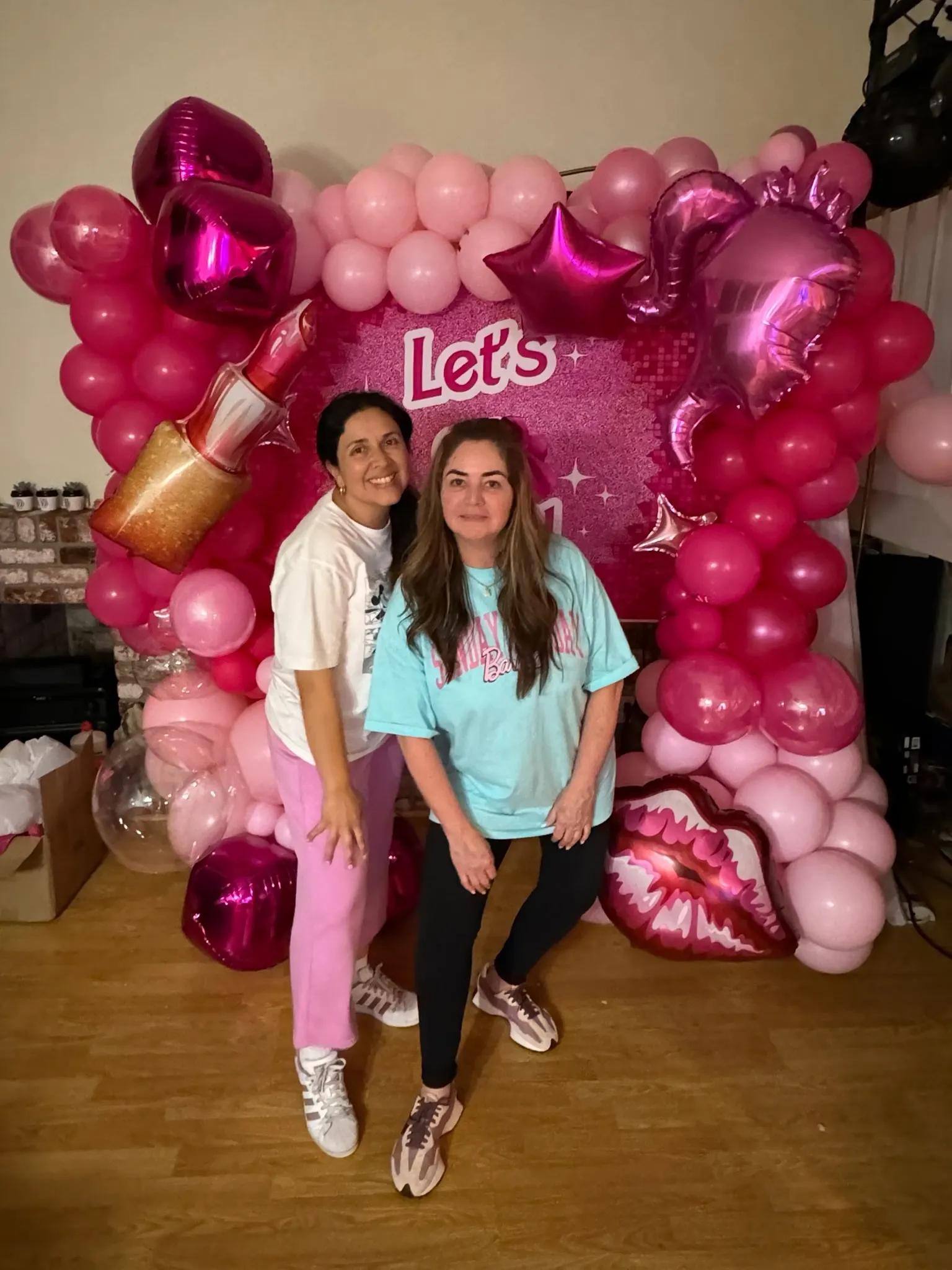 Behind the scenes — the Memories team preparing an event