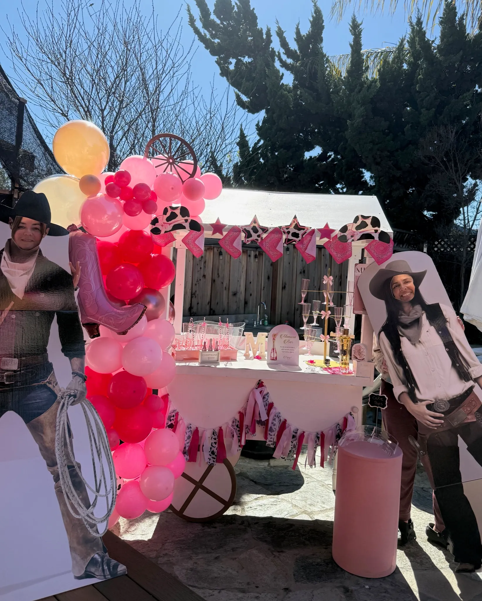 Behind the scenes — the Memories team preparing an event