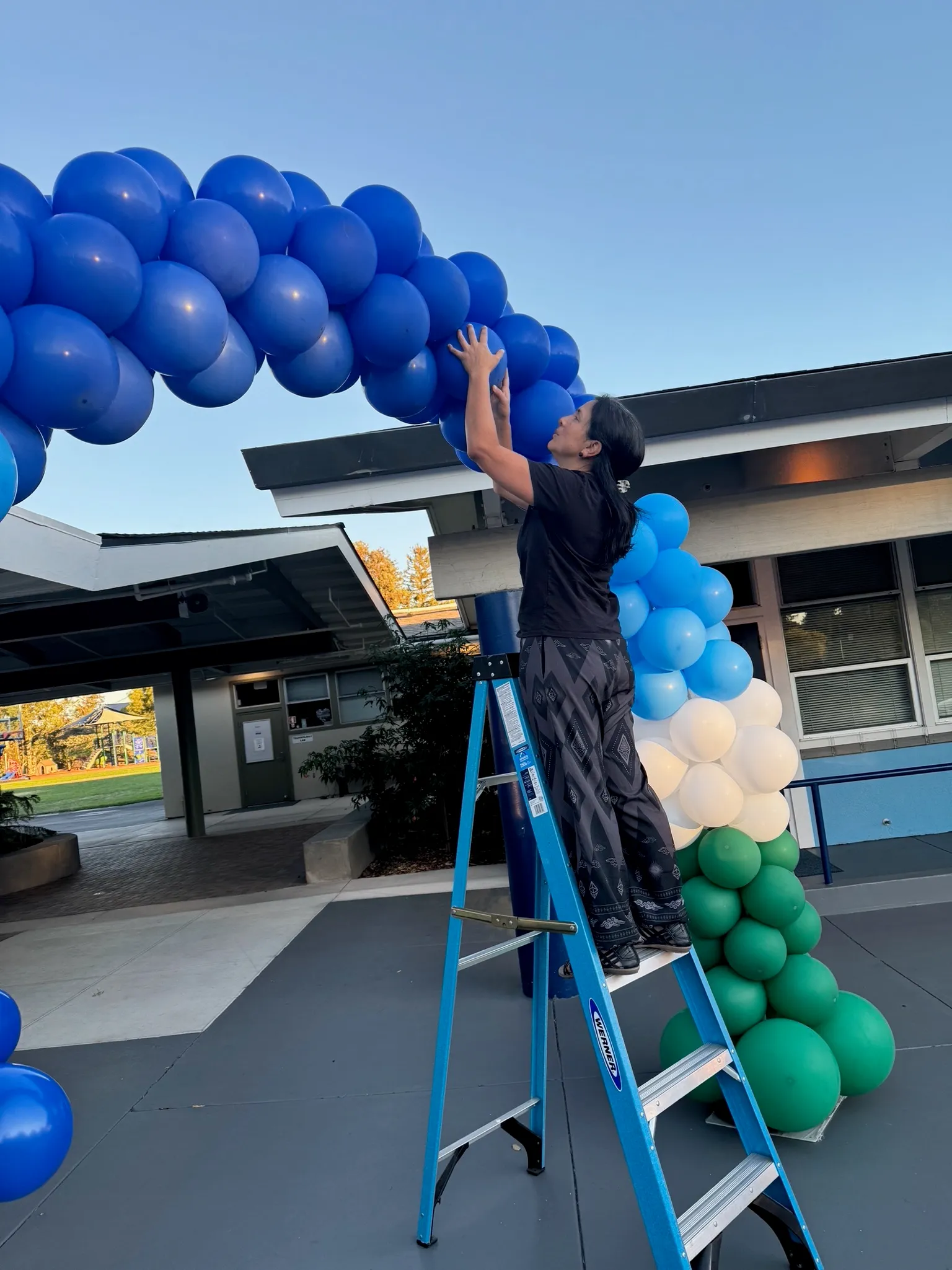 Behind the scenes — the Memories team preparing an event