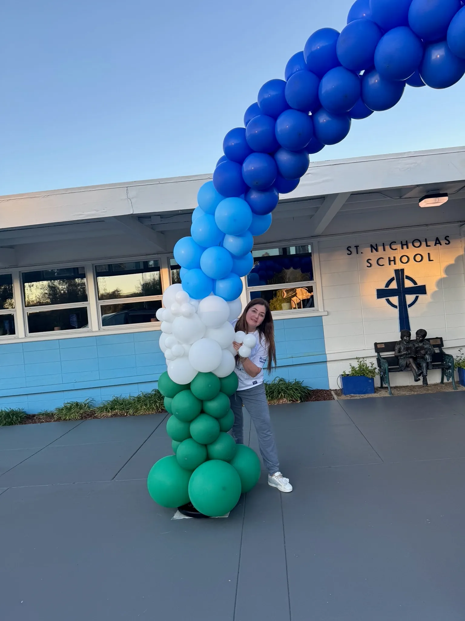 Behind the scenes — the Memories team preparing an event