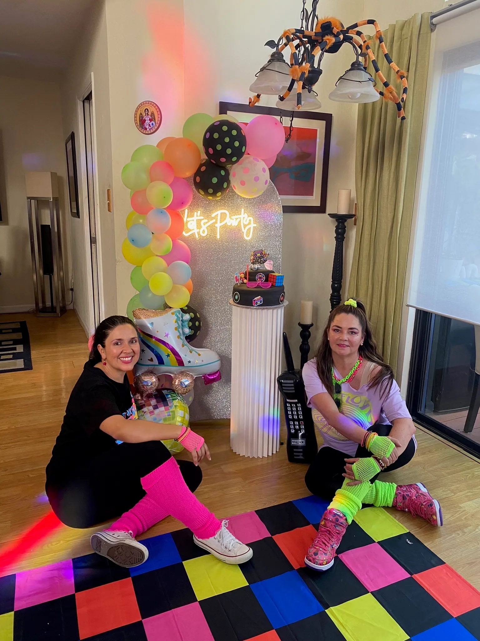 Behind the scenes — the Memories team preparing an event