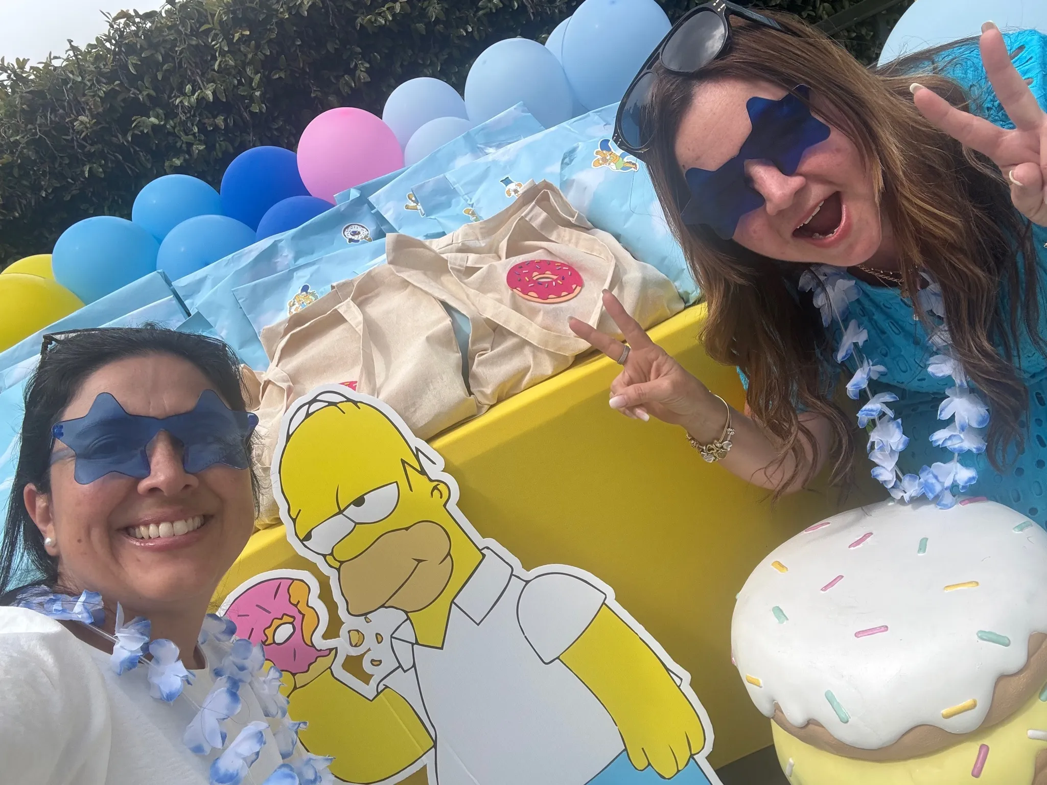 Behind the scenes — the Memories team preparing an event