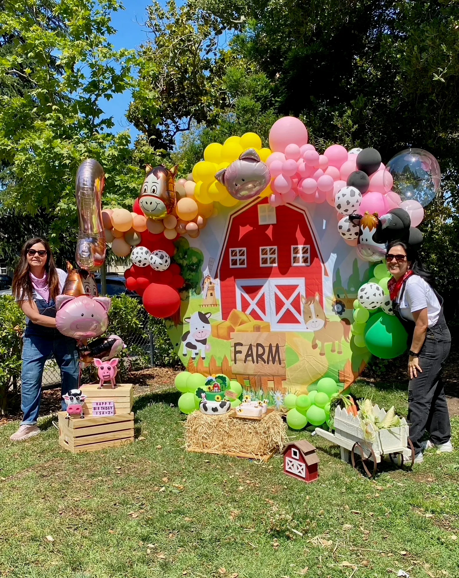 Behind the scenes — the Memories team preparing an event