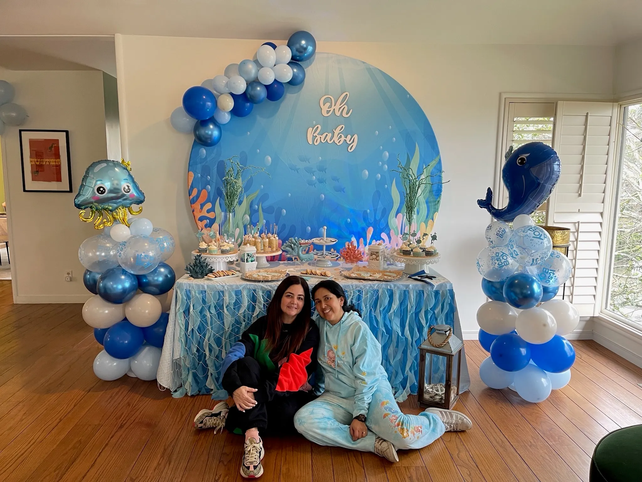 Behind the scenes — the Memories team preparing an event