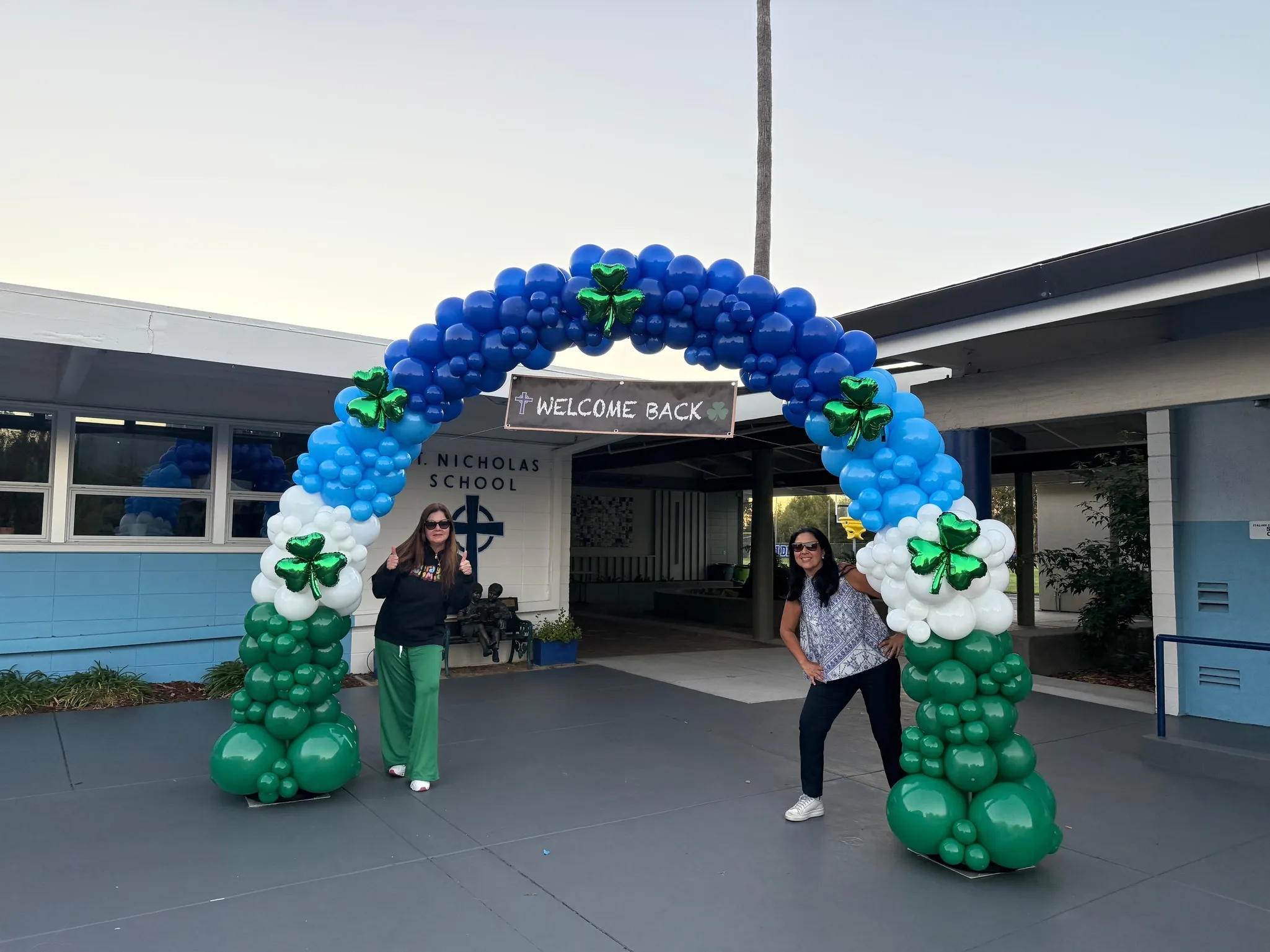 Behind the scenes — the Memories team preparing an event